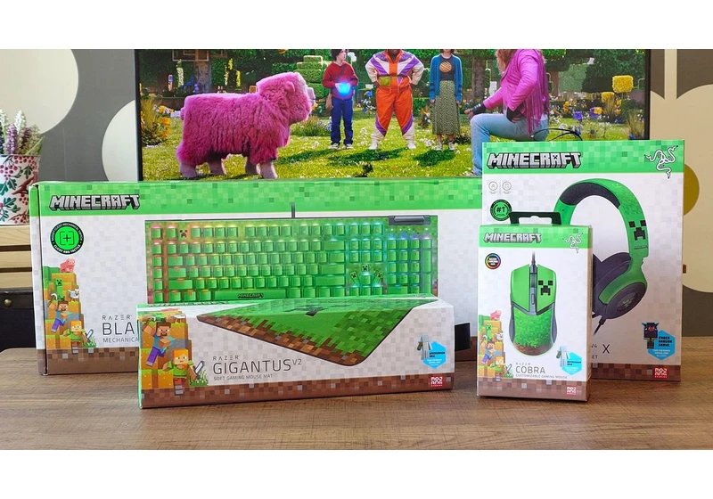 Razer's Minecraft collaboration has produced the best looking keyboard I've ever laid eyes on