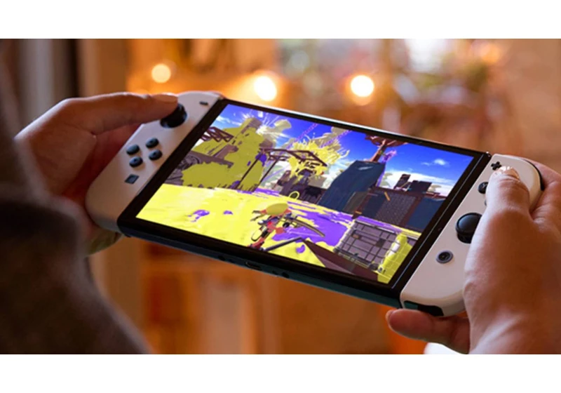 This Nintendo Switch 2 mockup from CES 2025 is allegedly based on the console itself, making us think an official announcement has to be imminent
