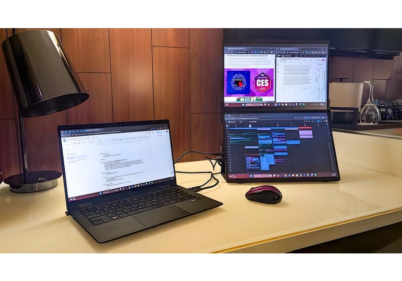 JSAUX's FlipGo Pro 16 dual-stack portable monitor makes my trips so much better — I'll never travel without it