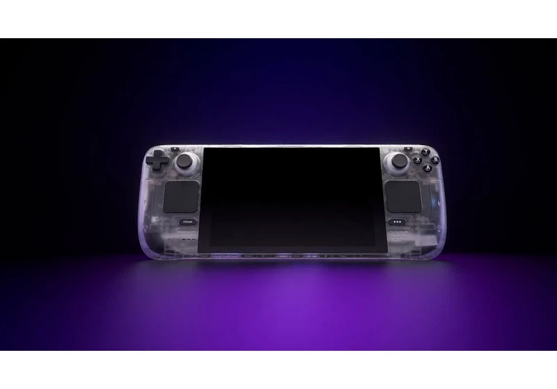 JSAUX embraces retro aesthetics with a fully transparent Steam Deck shell
