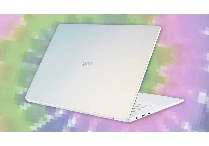 LG’s latest Gram laptop has a groovy color-changing paint job