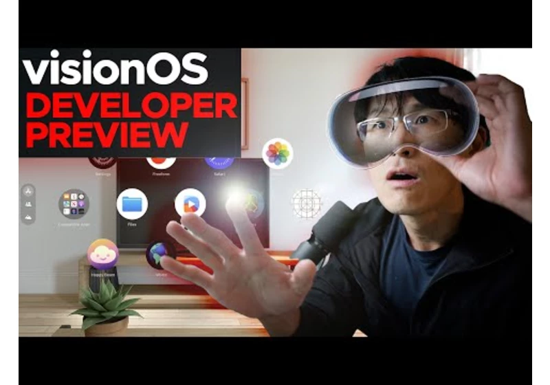FIRST LOOK: Apple VisionOS Developer Preview.  I HAVE IT.