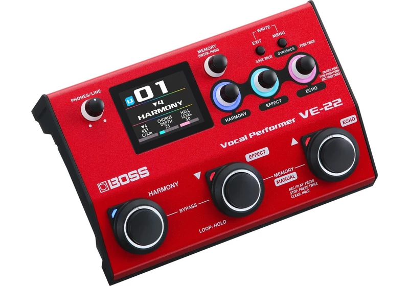 Boss VE-22 Vocal Performer is the latest high-powered effects pedal for singers