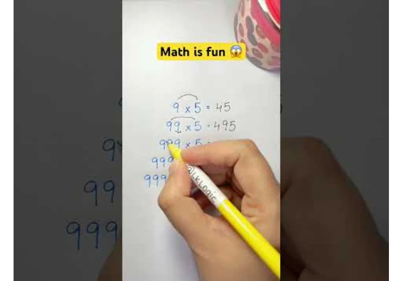 Math is fun 😱