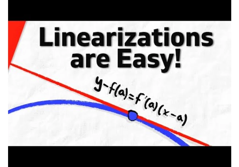 Linearization of a Function at a Point is Easy! | Calculus 1 Exercises