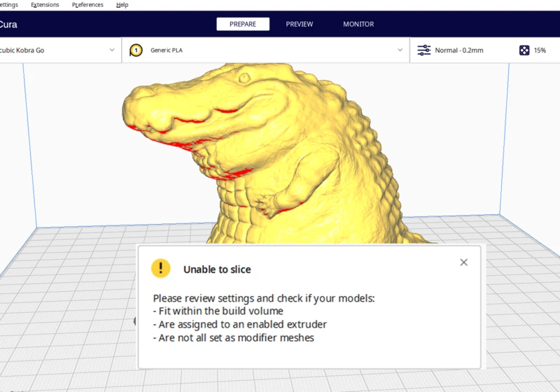  6 Common Cura Errors and How to Fix Them 
