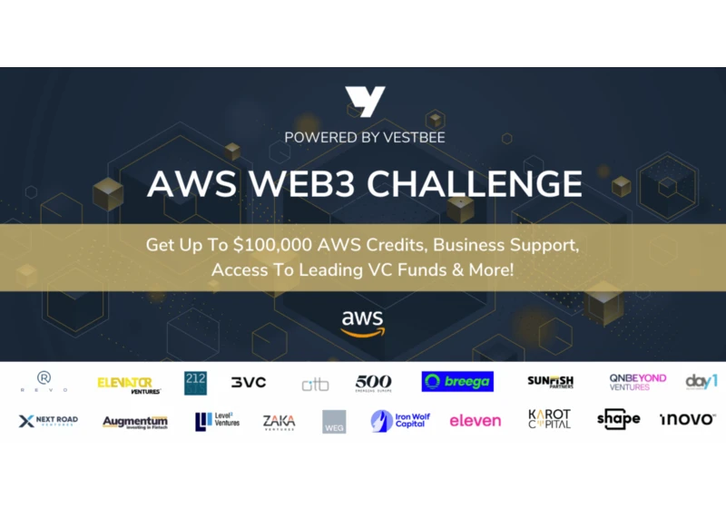 Vestbee joins forces with Amazon Web Services (AWS) to support Web3 startups (Sponsored)