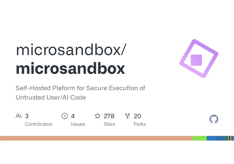 Microsandbox: Virtual Machines that feel and perform like containers