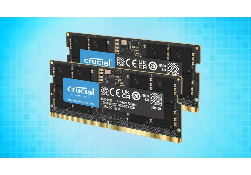  You can snag this 64GB Crucial DDR5-5600 SO-DIMM kit for just $130 at Amazon 