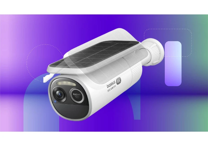 An Innovative New Security Camera Has a Solar Panel that Follows the Sun
