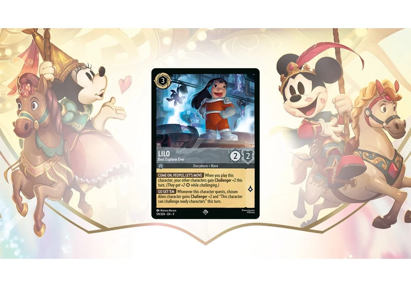 Disney Lorcana's Newest Super Rare Card Gives Your Aliens a Big Boost