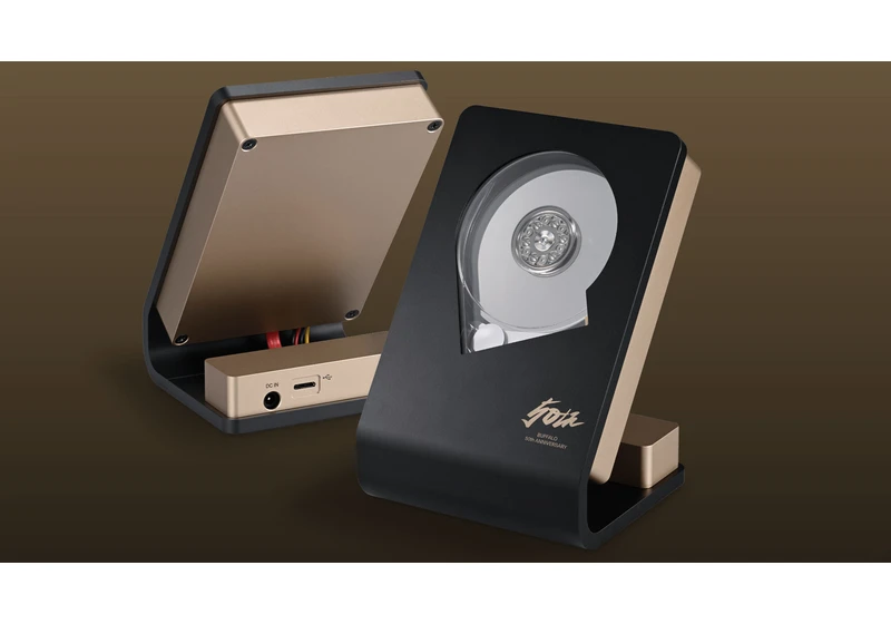 Buffalo celebrates 50yr anniversary with a limited edition 'skeleton' transparent hard disk