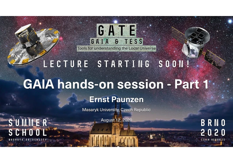 GAIA hands-on session Part 1 - GATE Lecture by Ernst Paunzen