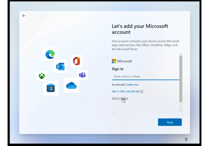 New Windows 11 preview makes Microsoft accounts mandatory for (almost) all