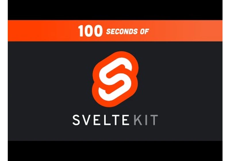 SvelteKit in 100 seconds