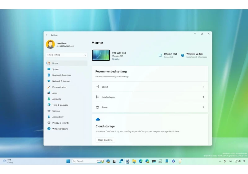 What's new with the Settings app on Windows 11 2023 Update