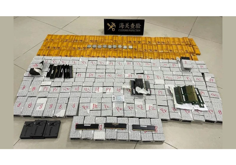 Smuggler Hides 837 CPUs, 900 RAM Sticks in Car’s Undercarriage