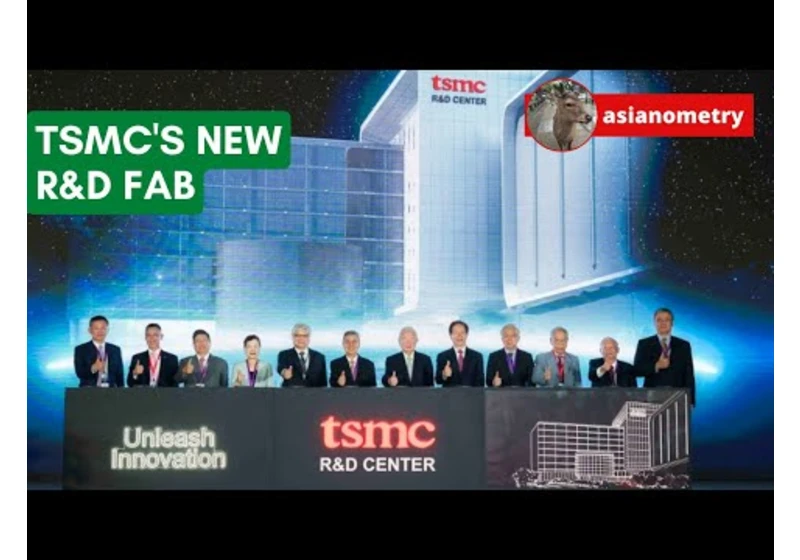 TSMC's Newest R&D Fab in Taiwan