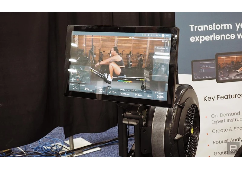 Someone made a Peloton-esque display for the world's most ubiquitous rowing machine
