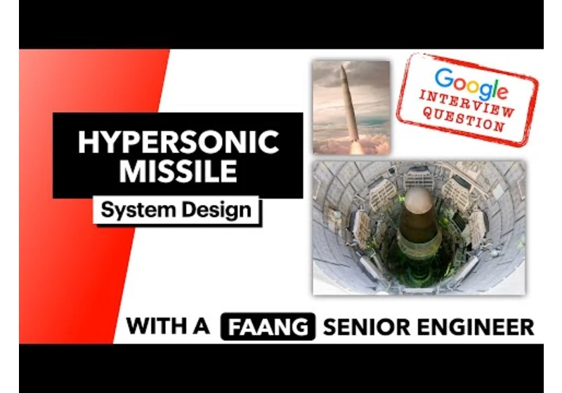 System Design: Hypersonic Missile