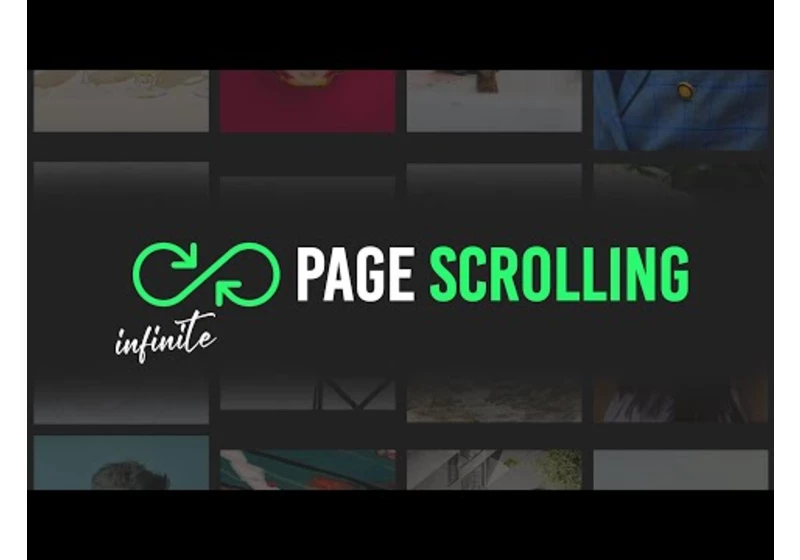 Infinite Page Scrolling using Javascript