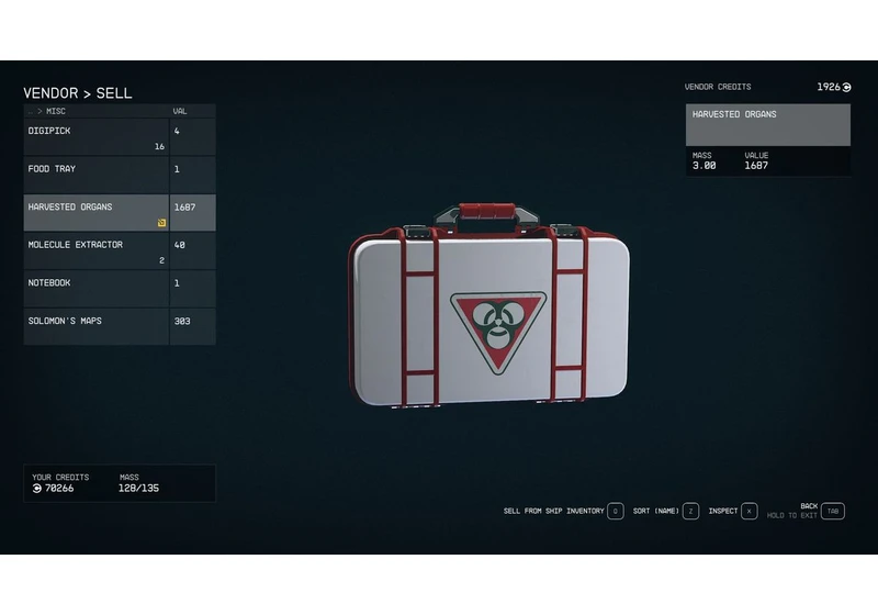 Starfield: Where to sell contraband