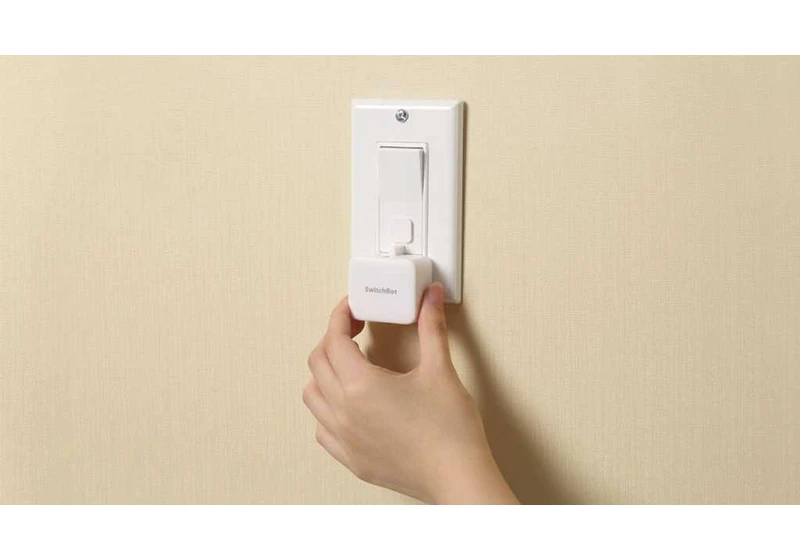 Remotely press any button with SwitchBot’s button pusher, now 30% off