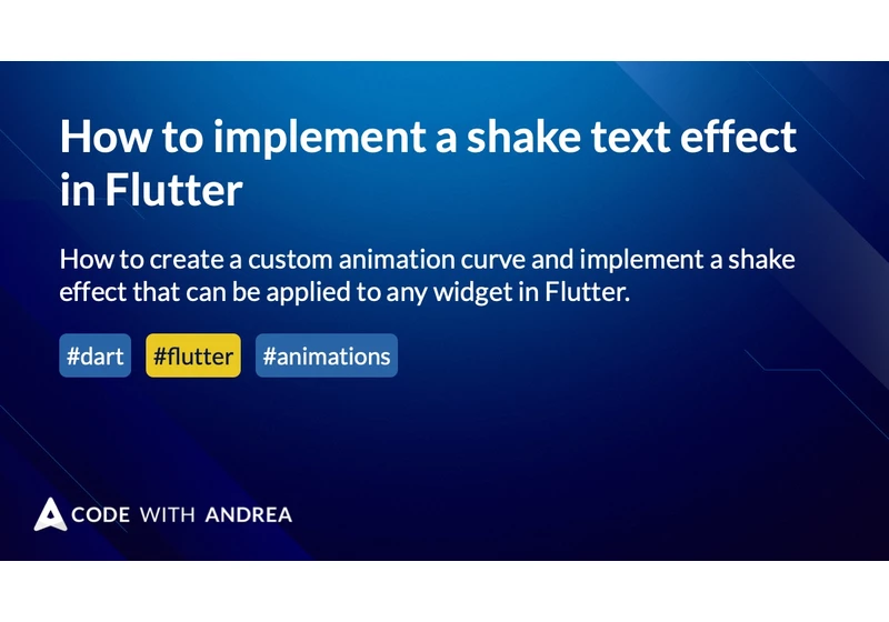 How to implement a shake text effect in Flutter