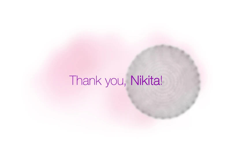 Thank you, Nikita!