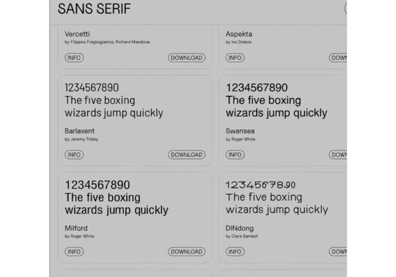 Uncut Fonts