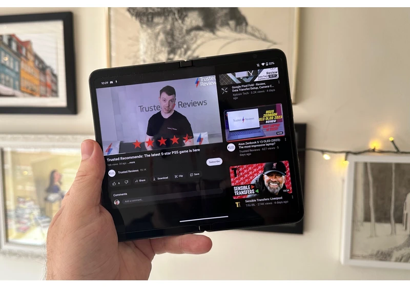 How to use tabletop mode on the Google Pixel Fold