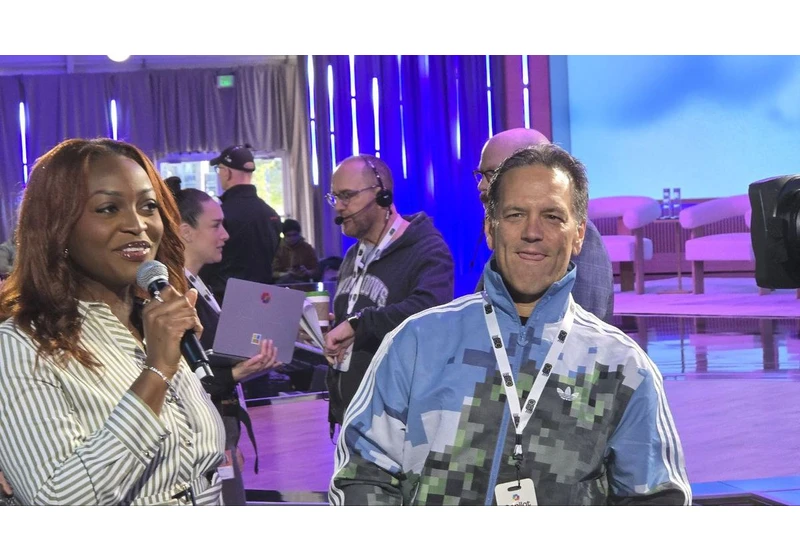 Here's where you can buy Phil Spencer's Minecraft jacket