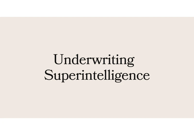 Underwriting Superintelligence