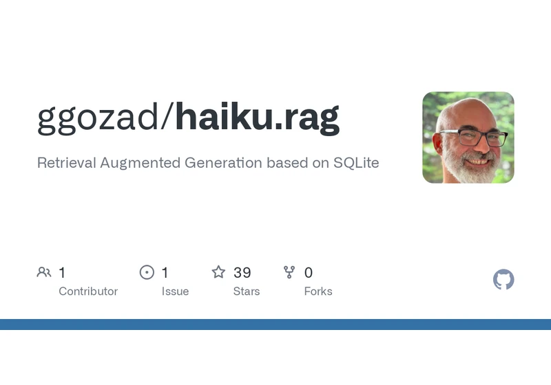 Retrieval Augmented Generation Based on SQLite