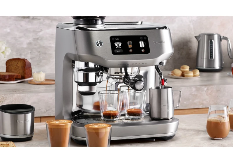 Breville's new espresso machine can brew coffee and steam milk at the same time – and it's eye-wateringly expensive