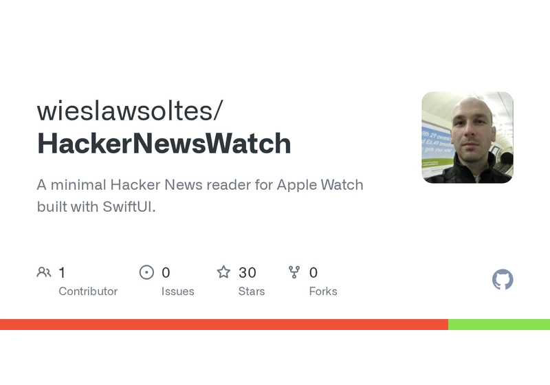 Show HN: A Minimal Hacker News Reader for Apple Watch Built with SwiftUI