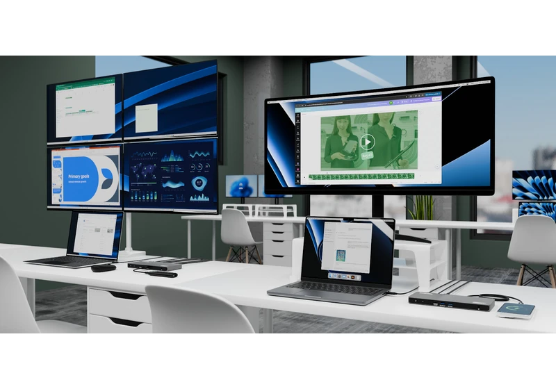 You can run five 4K displays from one USB-C port with the most impressive laptop dock I've ever seen