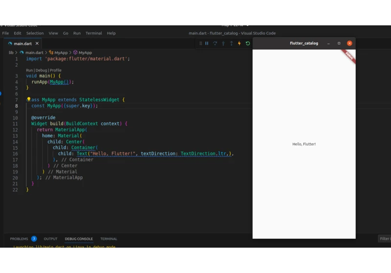 Day 1 - Setting up Flutter & Creating First App