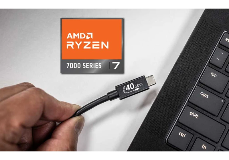 It’s here! Testing the first AMD laptop with USB4