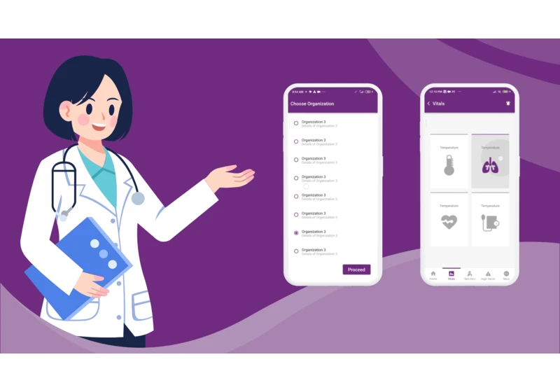 Week 5 of coding: Vitals & Choose Org UI