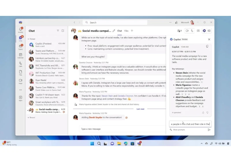 Microsoft 365 Copilot starts rolling out, but only to certain Teams users