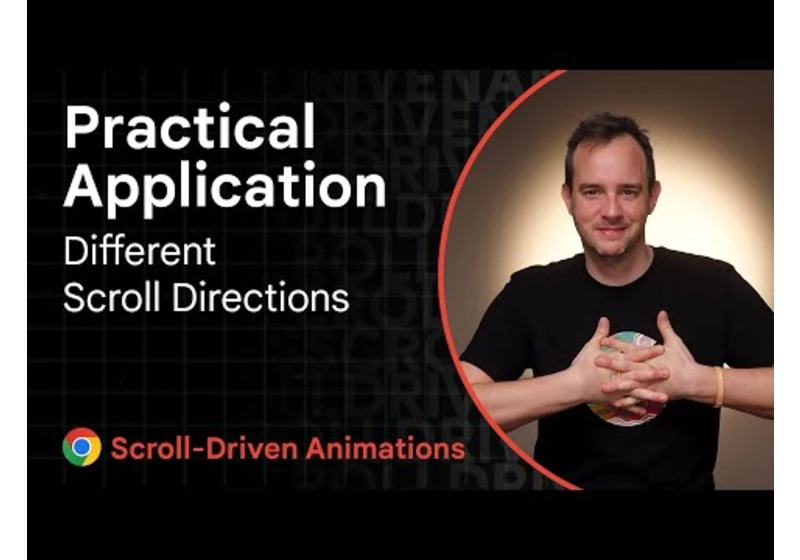 Animate elements in different directions | Unleash the power of Scroll-Driven Animations (7/10)