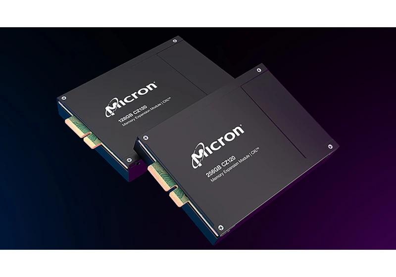 Micron Unveils 128GB and 256GB CXL 2.0 Expansion Modules