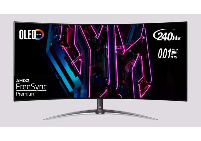 Acer Predator X45 OLED Gaming Monitor Lands as Newegg Exclusive