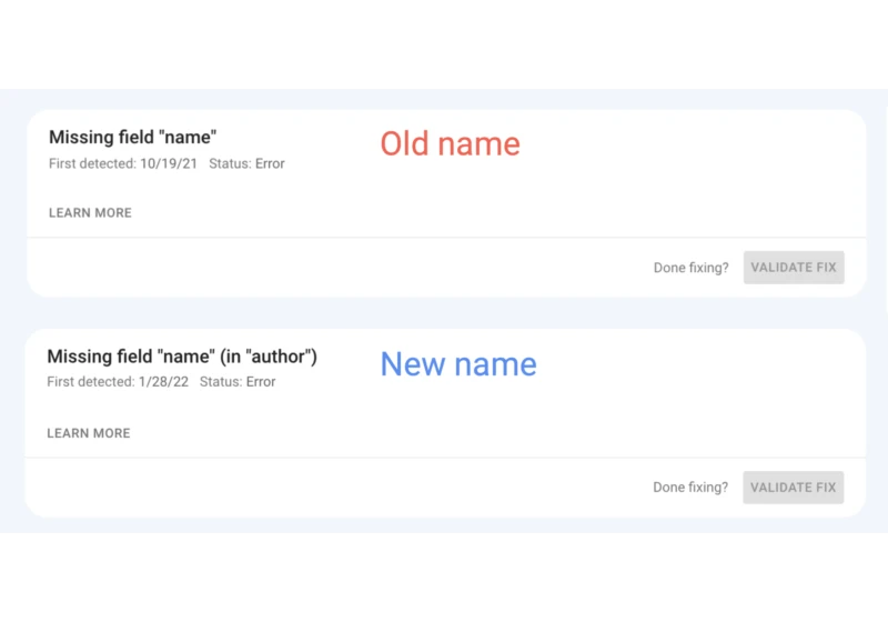 Google Search Console structured data error reporting gains more contextual information