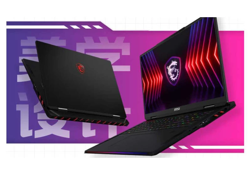 MSI’s new gaming laptop is powered by a Ryzen X3D chip