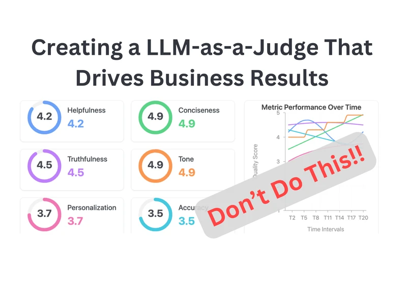 Creating a LLM-as-a-Judge That Drives Business Results