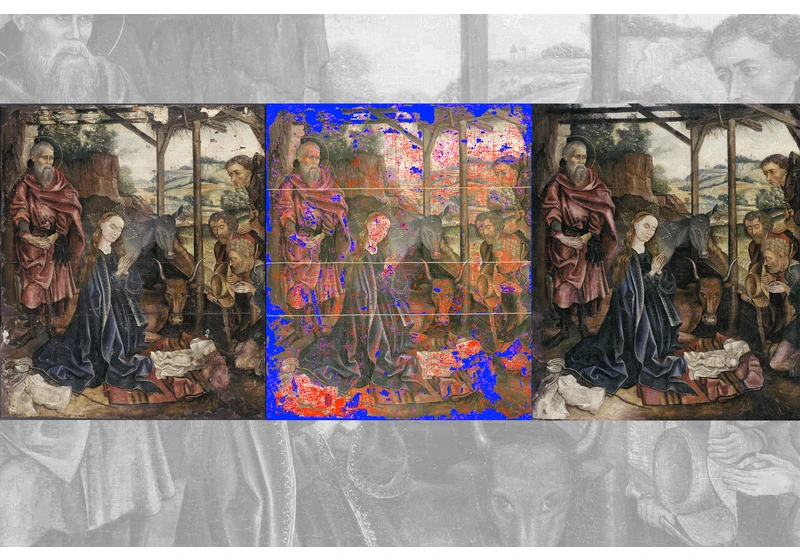 Have a damaged painting? Restore it in just hours with an AI-generated "mask"