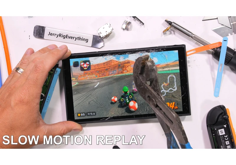 Nintendo Switch 2 screen survives being smashed with pliers 50 times — destructive testing finds the Switch 2 to be exceptionally tough