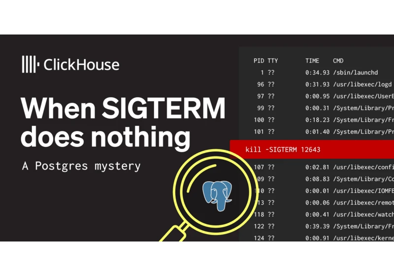 When Sigterm Does Nothing: A Postgres Mystery